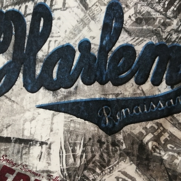 Vintage Catherine Malandrino Y2k Harlem Renaissance Commemorative Print T Shirt - Picture 4 of 10